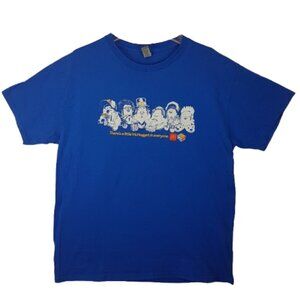 2023 McDONALDS McNugget Buddies Tee Shirt Large US L Blue Unisex Men Women Kids